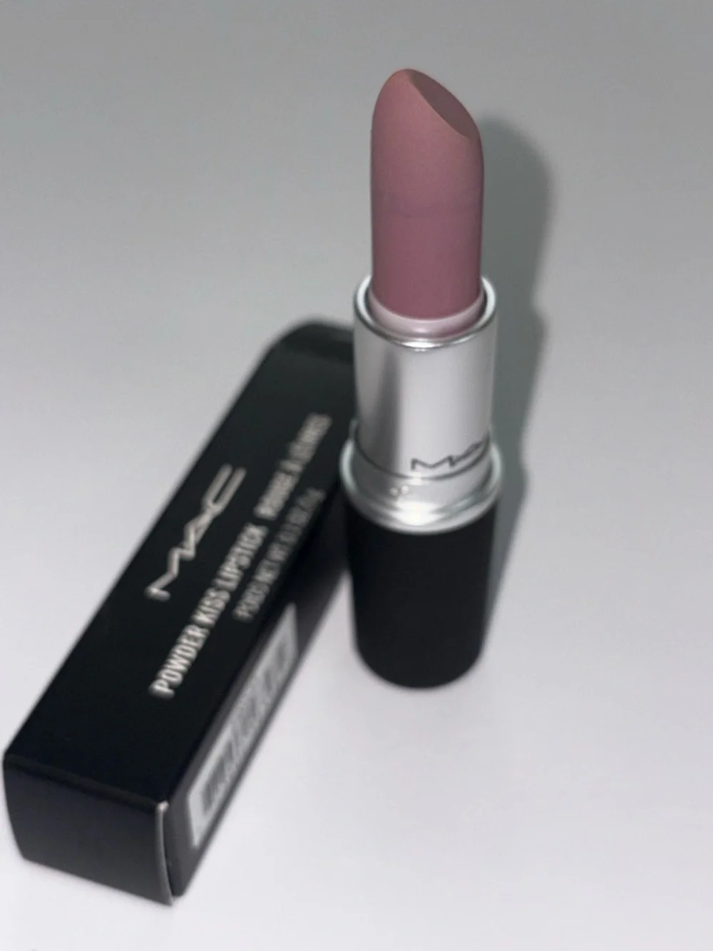 NEW MAC Cosmetics Powder Kiss Lipstick • Ripened Muted Mauve Pink *Discontinued*
